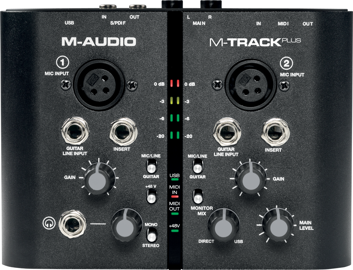 M-Audio M-Track Plus | Audio interface - SONOLOGY Toulouse